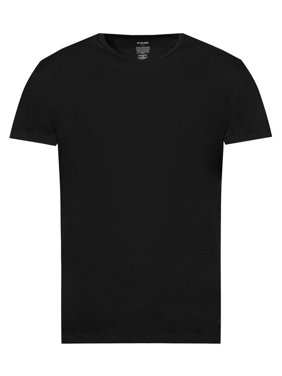 G-STAR G-Star Raw Komplet t-shirtów D29456 01 Czarny Regular Fit