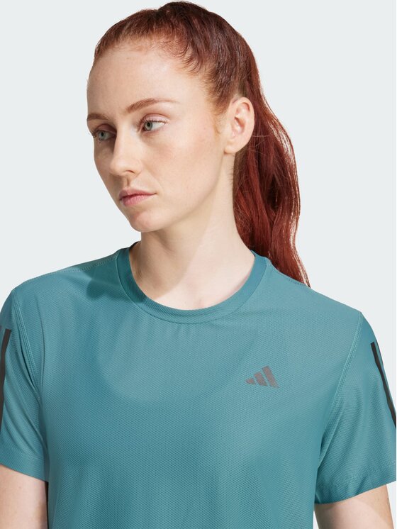adidas adidas Koszulka techniczna Own The Run Zielony Regular Fit