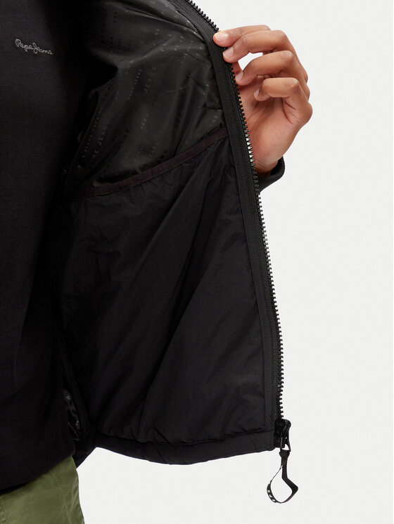Pepe Jeans Pepe Jeans Bunda pro přechodné období Malabar PM403061 Černá Regular Fit