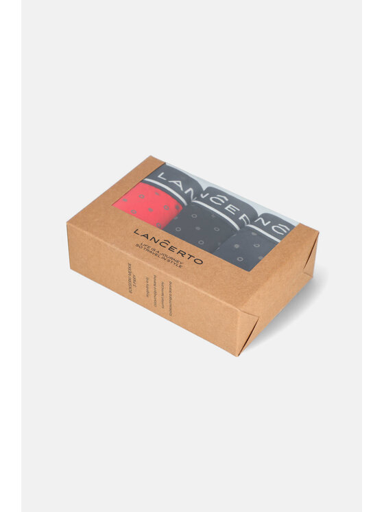 Lancerto Lancerto Komplet 3 par bokserek NBI073221000011 Kolorowy