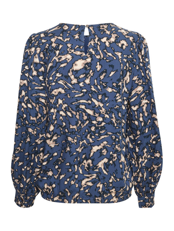 Kaffe Kaffe Bluza Via 10507520 Mornarsko modra Loose Fit