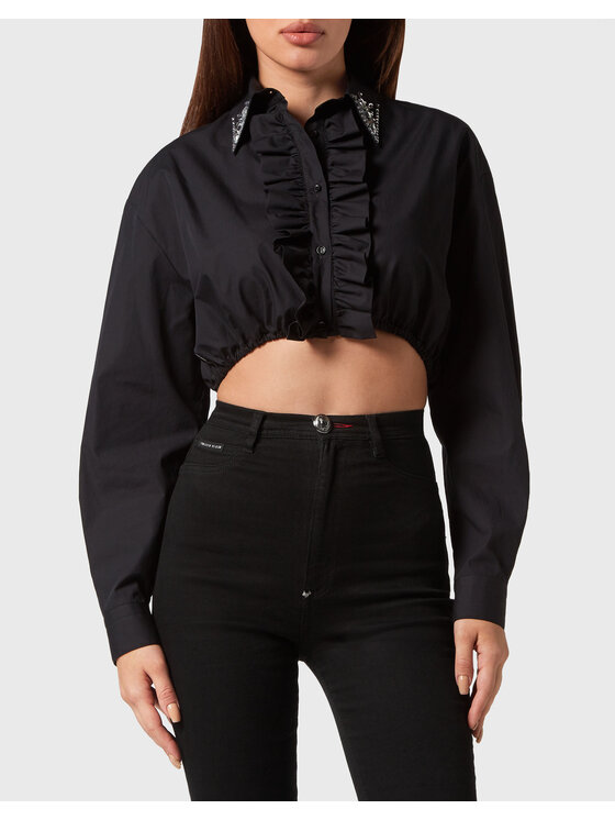 PHILIPP PLEIN PHILIPP PLEIN Camicia 2847 Nero Fitted Fit