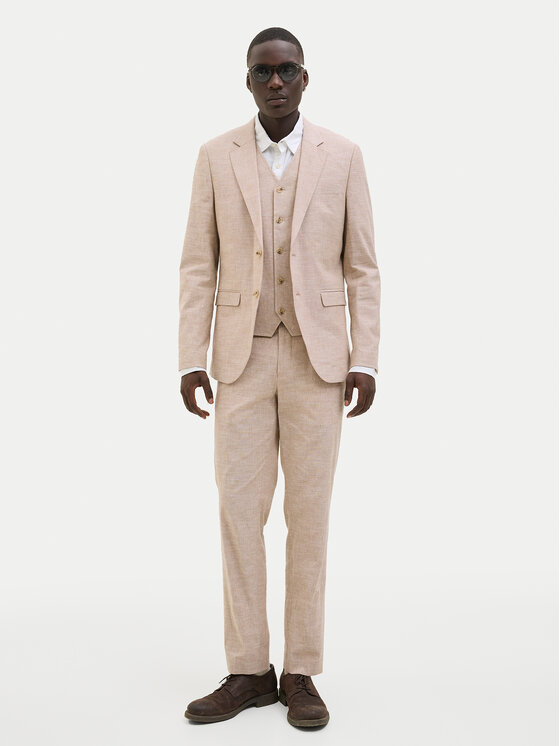 Jack & Jones Jack & Jones Chinosy Riviera 12228724 Beżowy Slim Fit