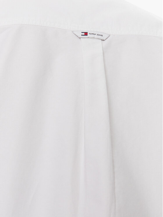 Tommy Jeans Tommy Jeans Koszula Badge Boyfriend DW0DW17351 Biały Relaxed Fit