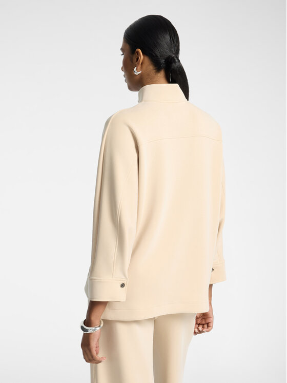 Elena Mirò Elena Mirò Bluza G810Z000681N0A2 Kremowy Boxy Fit