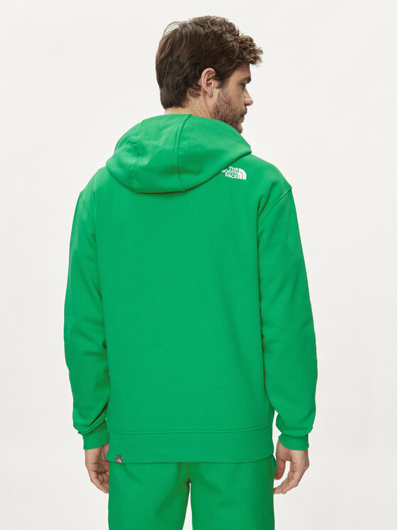 The North Face The North Face Majica dugih rukava Essential NF0A7ZJ9 Zelena Regular Fit