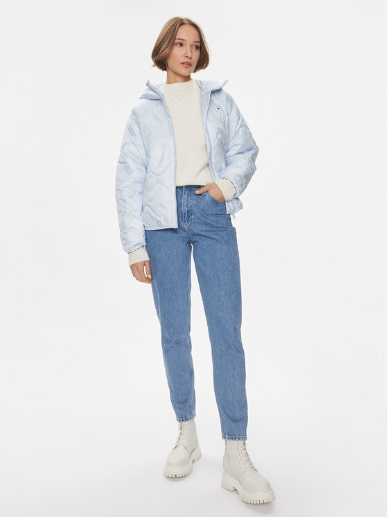 Tommy Jeans Tommy Jeans Demisezoninė striukė DW0DW17242 Žydra Regular Fit