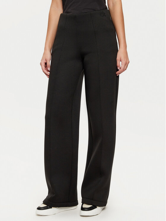 Calvin Klein Calvin Klein Pantaloni din material K20K207947 Negru Relaxed Fit