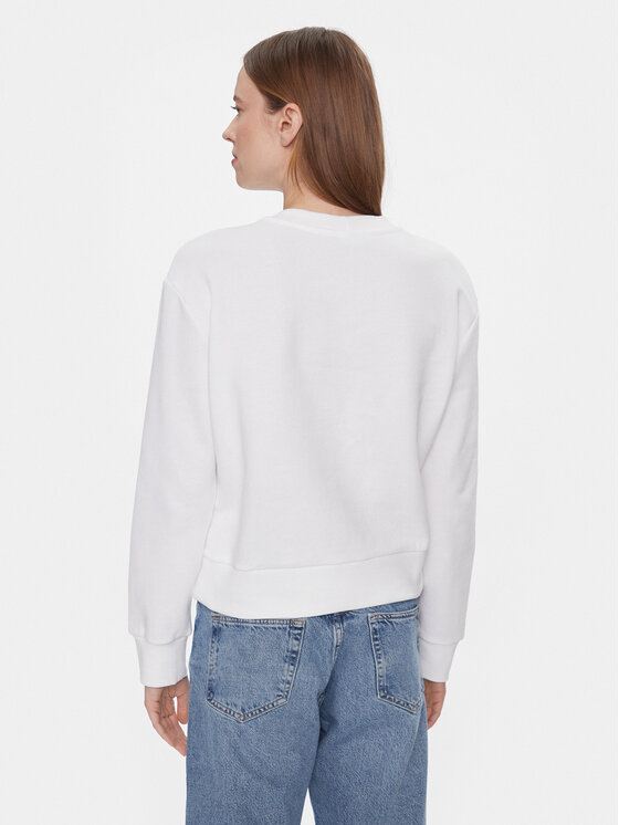 United Colors Of Benetton United Colors Of Benetton Bluza 3J68D1069 Biały Regular Fit