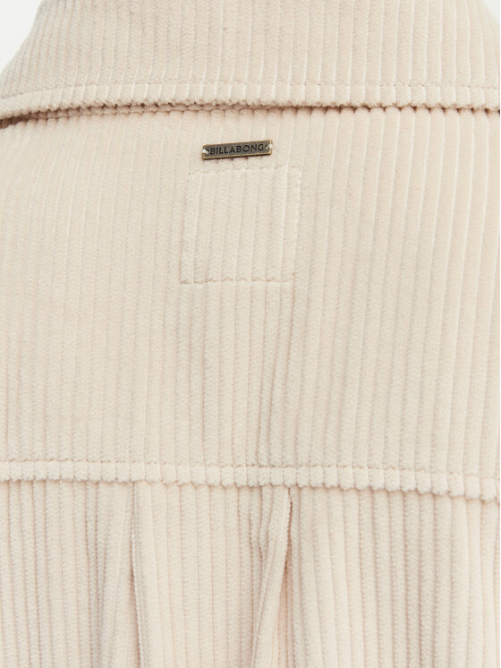 Billabong Billabong Haljina košulja Winter Ocean EBJWD00149 Bež Boxy Fit