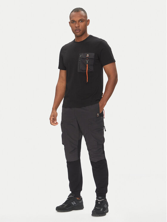 Parajumpers Parajumpers Joggers kalhoty Osage 25SMPMPARE04 Černá Regular Fit