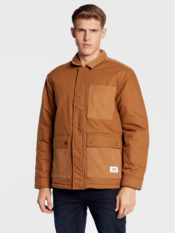 Solid Demisezoninė striukė 21107384 Oranžinė Regular Fit