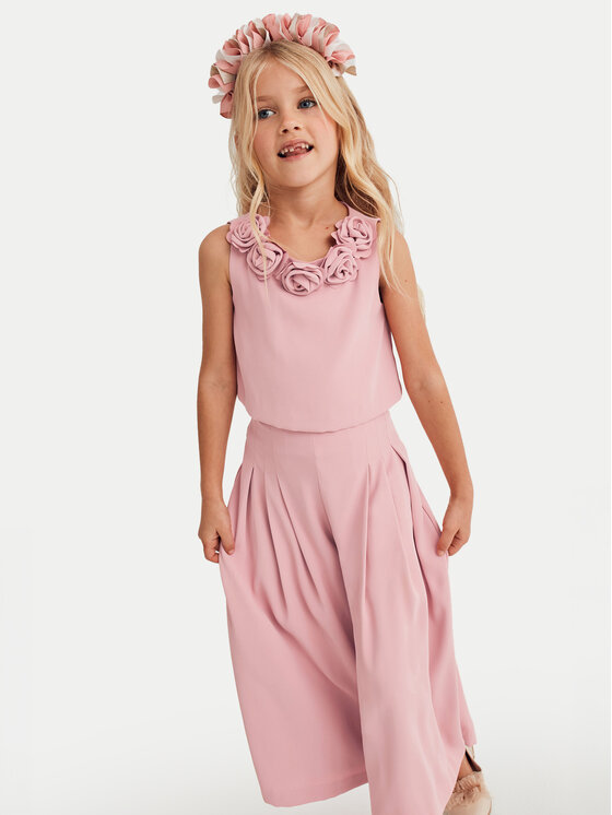 Abel & Lula Abel & Lula Komplekti kuuluvad top ja püksid 5233 Roosa Regular Fit