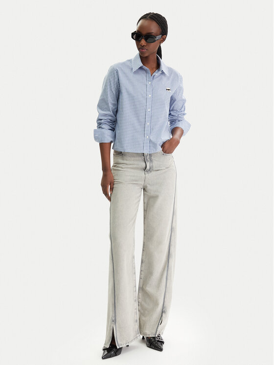 KARL LAGERFELD KARL LAGERFELD Cămașă B1W11020 Albastru celest Regular Fit