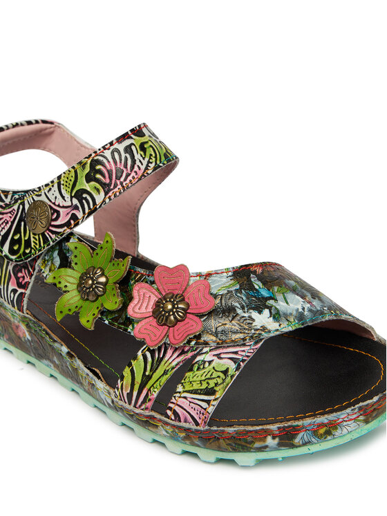 Laura Vita Laura Vita Босоніжки Brcyano 02 Чорний