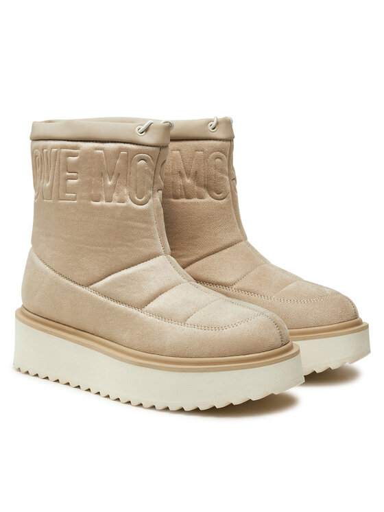 LOVE MOSCHINO LOVE MOSCHINO Botki JA24266I0LJAW026 Beżowy