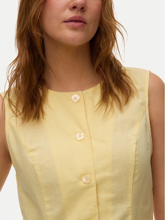 Vero Moda Vero Moda Mellény Selma 10345675 Sárga Regular Fit