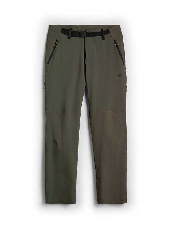 4F 4F Spodnie outdoor BETWEEN LAYERS Khaki Regular Fit