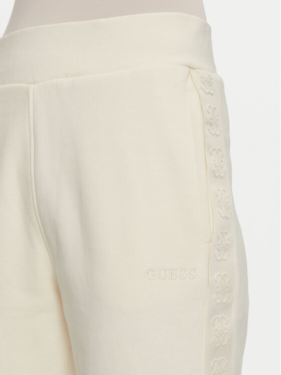 Guess Guess Jogginghose Stacie V4BB00 KC5O0 Écru Regular Fit