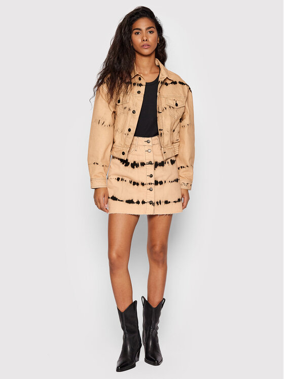 Desigual Desigual Farmer kabát Pasadena 22SWED19 Barna Oversize