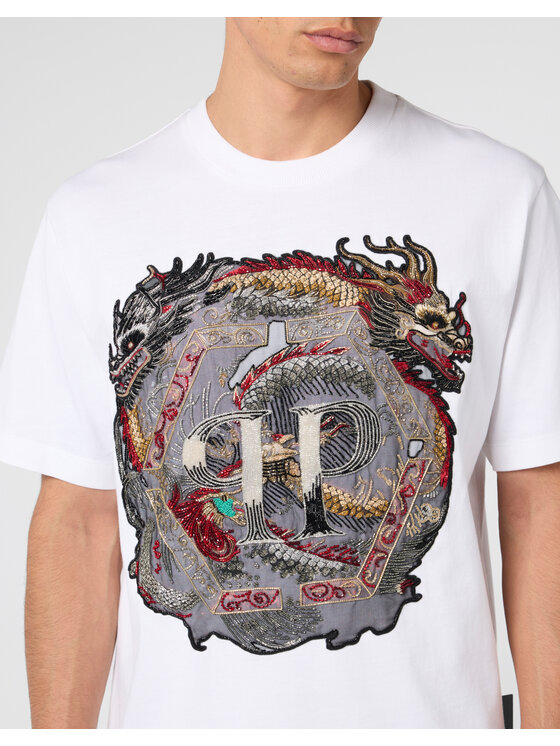PHILIPP PLEIN PHILIPP PLEIN T-shirt 29742 Bianco Regular Fit