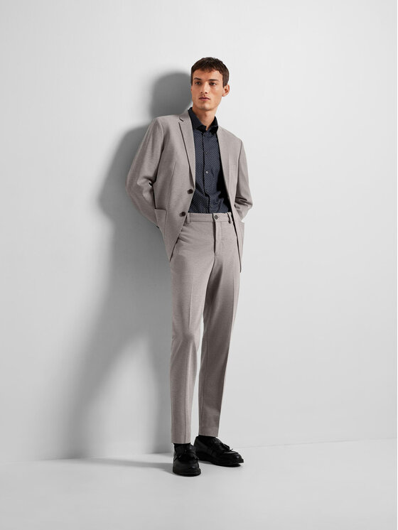 Selected Homme Selected Homme Pantaloni de costum 16092485 Gri Slim Fit