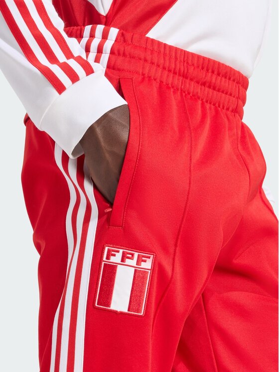 adidas adidas Spodnie dresowe 157087 Czerwony Slim Fit
