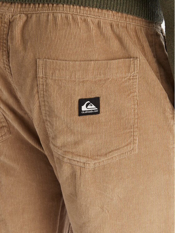 Quiksilver Quiksilver Medžiaginės kelnės Taxer Regular Cord EQYNP03315 Ruda Regular Fit