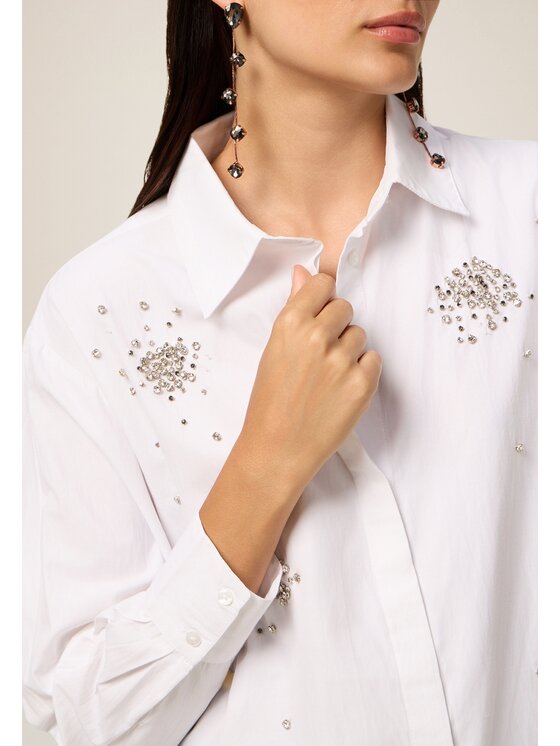 Oltre Oltre Camicia 5200J000790N011 Bianco Regular Fit