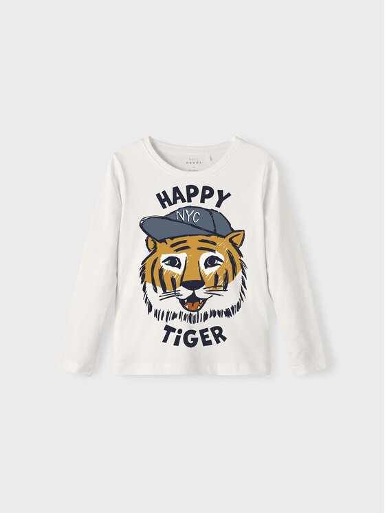 NAME IT NAME IT Μπλουζάκι 13218862 Λευκό Regular Fit