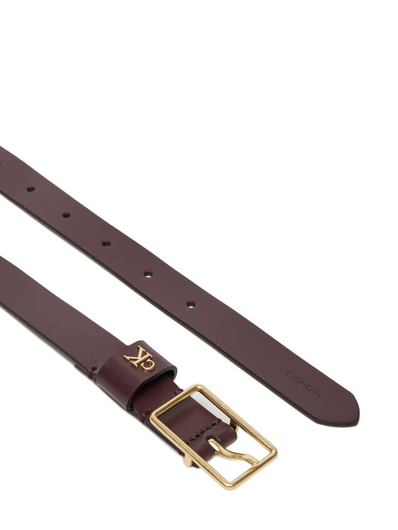 Calvin Klein Calvin Klein Damengürtel Square Buckle Ck Loop 25Mm LV04F7050G Dunkelrot