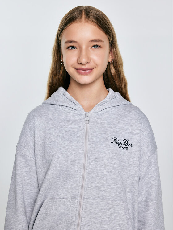 BIG STAR BIG STAR Bluza MILANA Szary Comfort Fit