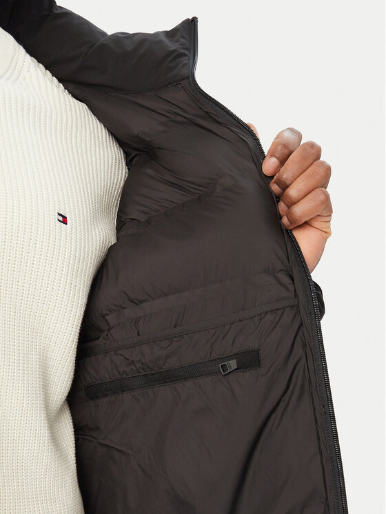 Tommy Hilfiger Tommy Hilfiger Bunda pro přechodné období MW0MW44977 Černá Regular Fit