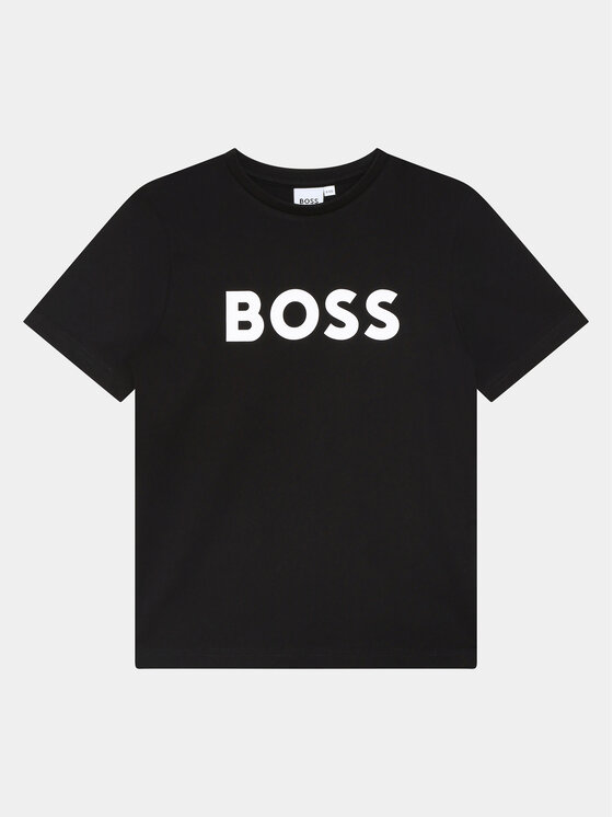BOSS Boss Tricou J25P24 M Negru Regular Fit