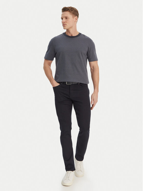 BOSS BOSS Tricou H-Thompson 102 50555163 Bleumarin Regular Fit