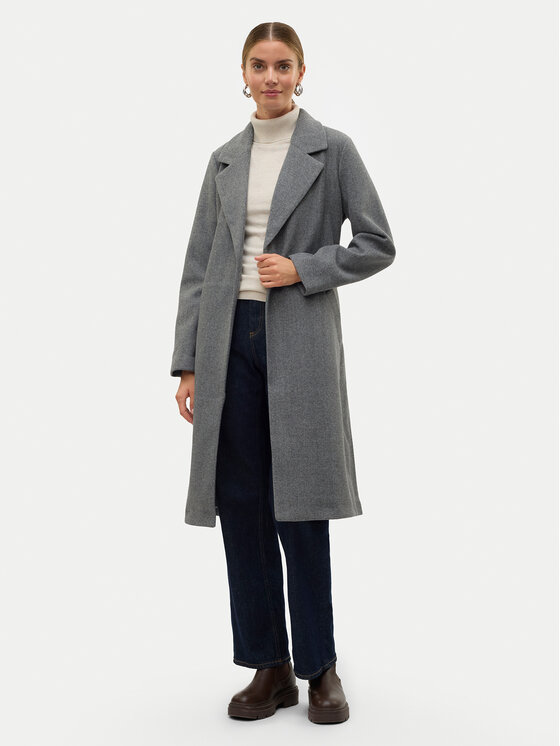 Vero Moda Vero Moda Prechodný kabát Fortuneaya 10278330 Sivá Regular Fit