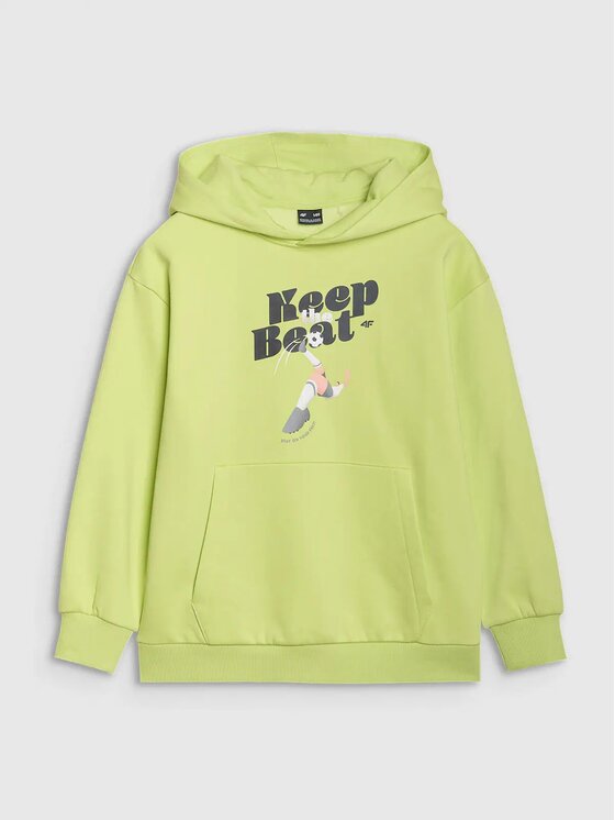 4F 4F Felpa 4FJASAW24TSWSM2160-72S Verde Oversize