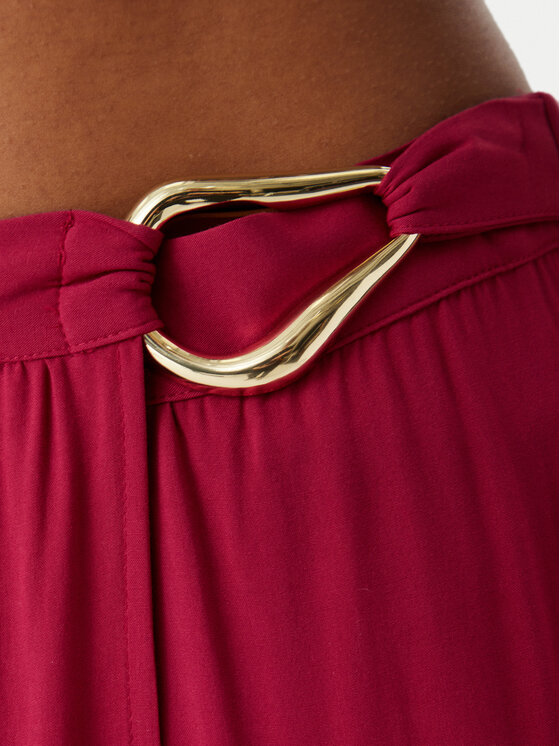 Guess Guess Plážová sukně E6GD06 WH3X2 Bordó Regular Fit