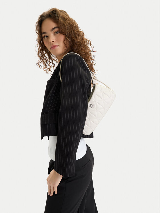 Calvin Klein Calvin Klein Geantă Quilted Sm Shoulder Bag LV04F3327G Alb