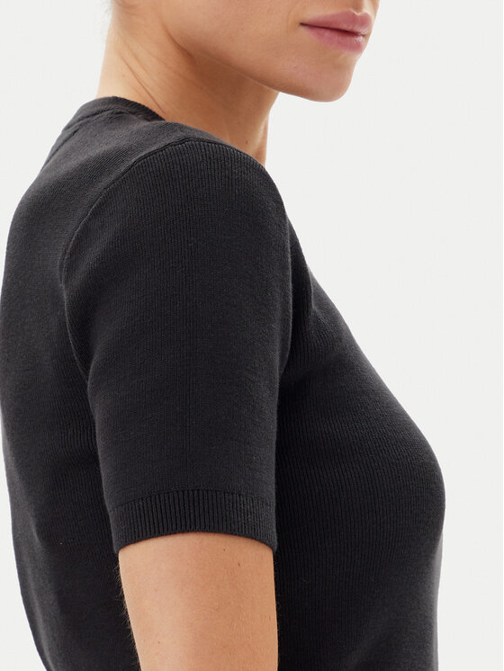 Tommy Jeans Tommy Jeans Sweater Essential DW0DW19336 Fekete Regular Fit