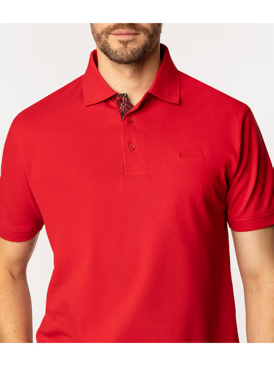 Lee Cooper Lee Cooper Polo TRACY 5006 Czerwony Regular Fit