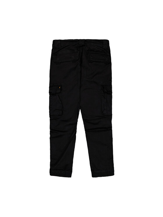 Alpha Industries Alpha Industries Spodnie cargo Task Force Pant Czarny Tapered Fit