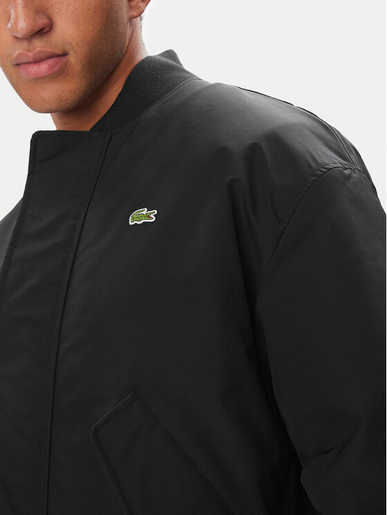 Lacoste Lacoste Μπόμπερ μπουφάν BH1204 Μαύρο Regular Fit