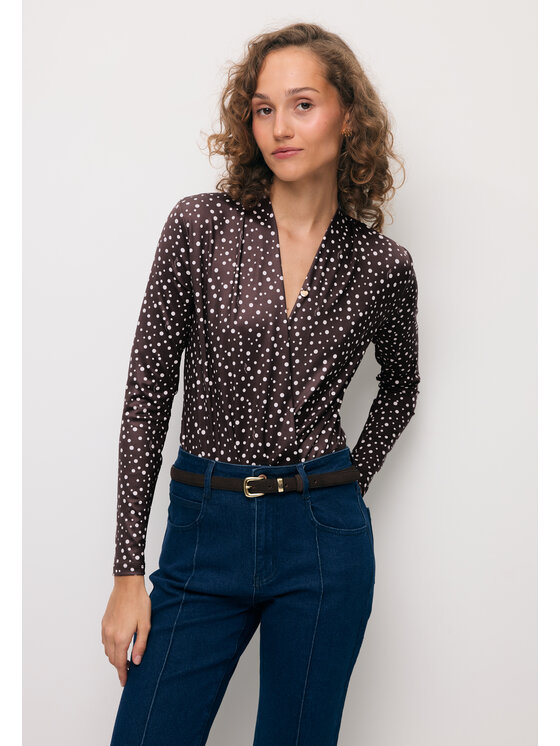 BIZUU BIZUU Body LOMMA Brązowy Standard Fit