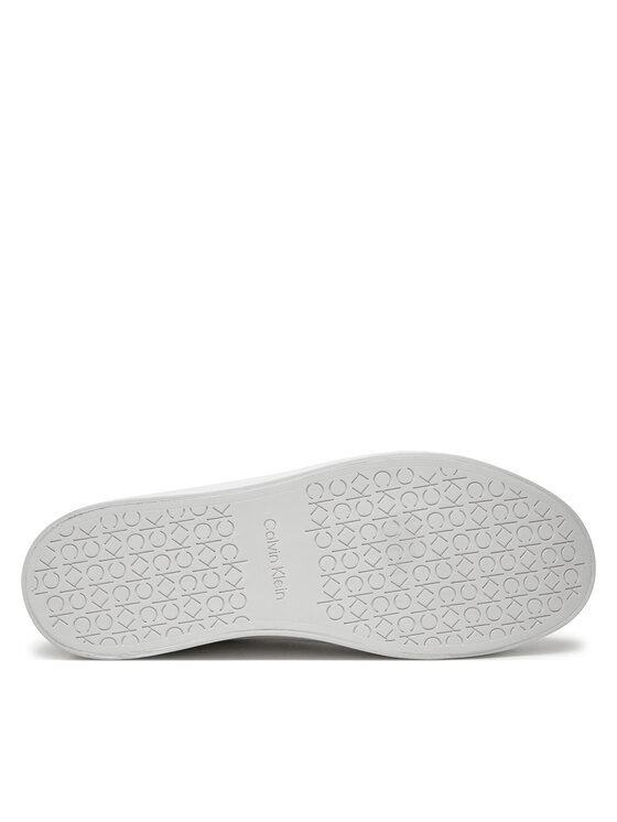 Calvin Klein Calvin Klein Tenisice Vulc Lace Up Saff Fox W/Met Bt HW0HW02104 Bijela