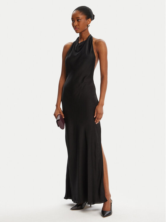 BARDOT BARDOT Õhtune kleit Similina Halter Maxi 59919DB Must Regular Fit