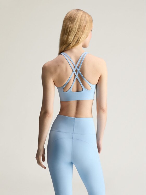 adidas by Stella McCartney adidas by Stella McCartney Biustonosz sportowy 167661 Niebieski jasny