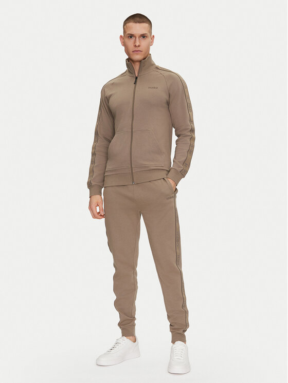 HUGO HUGO Majica dugih rukava Liam 50540933 Bež Regular Fit