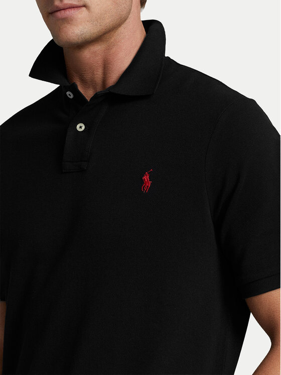 Polo Ralph Lauren Polo Ralph Lauren Polokošeľa 710783656020 Čierna Classic Fit