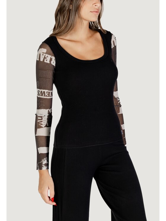 Desigual Desigual Longsleeve TS_LISBOA Nero Casual Fit